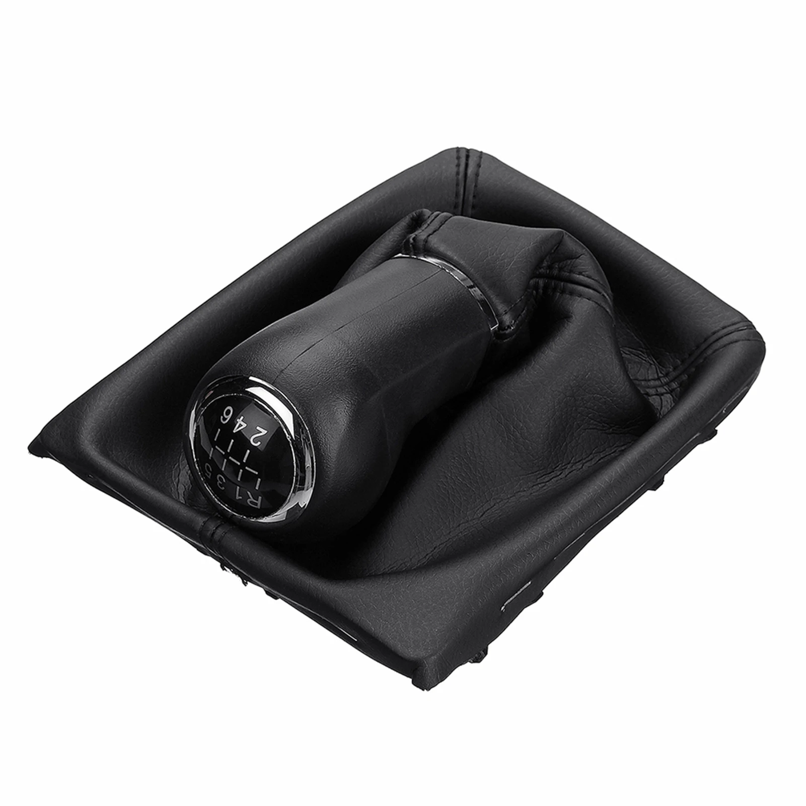 자피라 B 6단 기어 노브용 PU 가죽 기어 노브, 6단 수동 기어 변속 노브, 자피라 B 2005-2010용 교체품