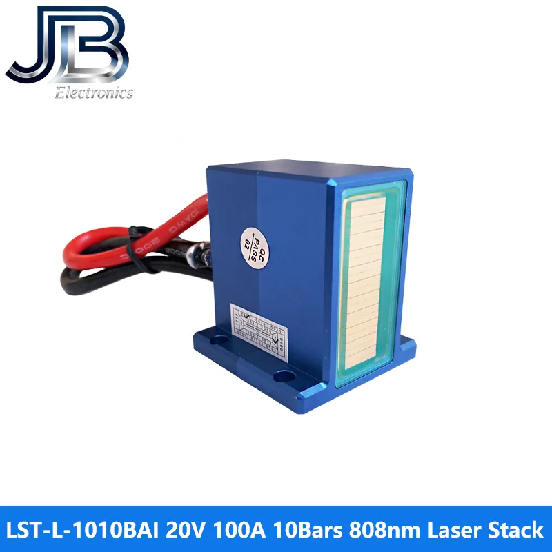 LST-L-1010BAI 10 أشرطة 1000 وات أزرق 20 فولت 100 أمبير 808 نانومتر مكدس ليزر لإزالة الشعر #1