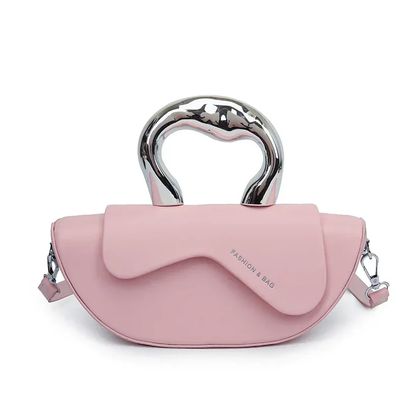 Bolso de hombro sencillo Para mujer, bandolera de alta calidad, portátil, diseño de Pu, Para jóvenes, novedad de 2024