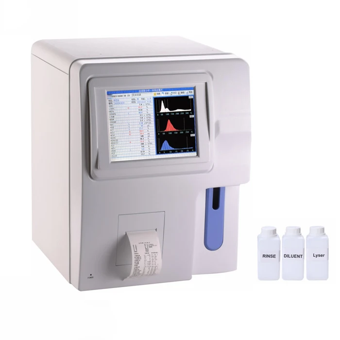 Blood Hematology Analyzer AMSX9000 3-diff Veterinary Human Hematologic Cbc Blood Test Machines Hematology Analyzer