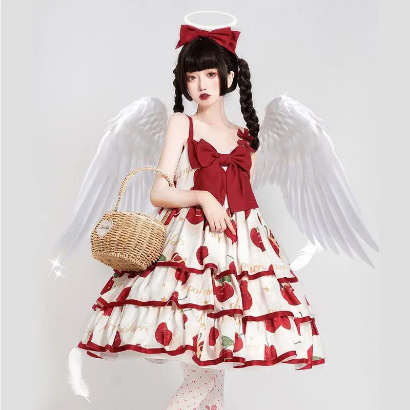 New Lolita Slip dress LOLita three-part dress Cute and sweet JSK dress