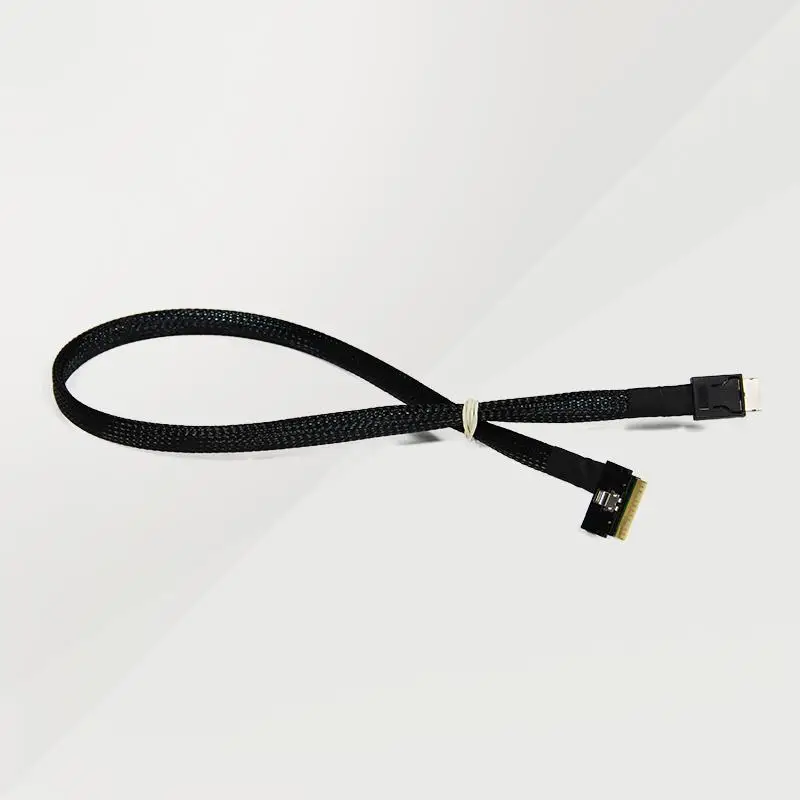Speedier Slimsas Oculink vers Slimsas MCIO câble de Date pour station d'accueil graphique GPU Dock adaptateur de fond de panier Riser 50 cm 55 cm 75 cm câble