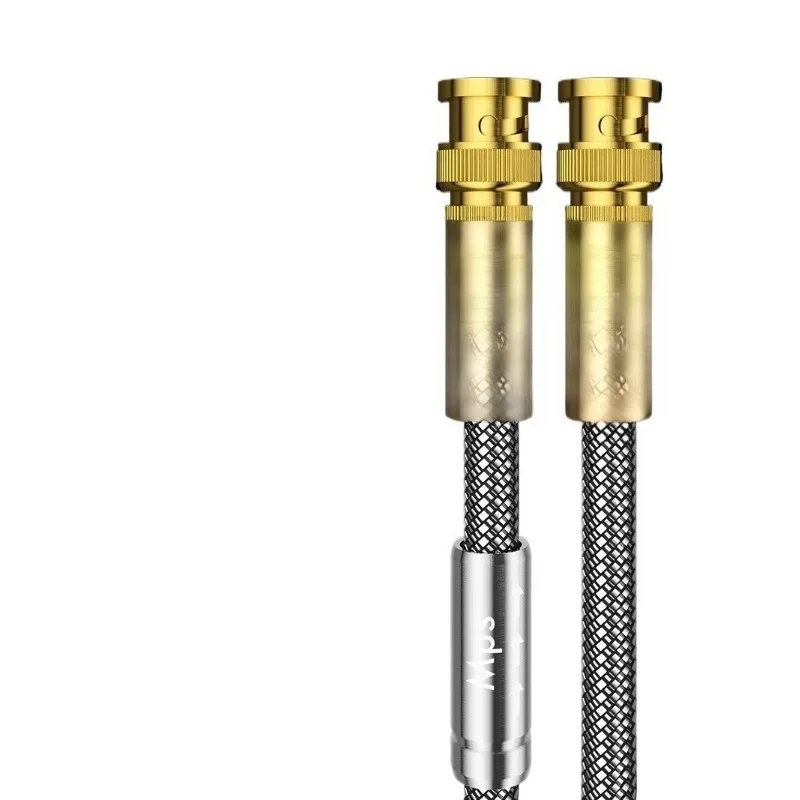 Graphene single crystal copper HiFi audiophile grade 75 ohm BNC digital clock coaxial audio output cable