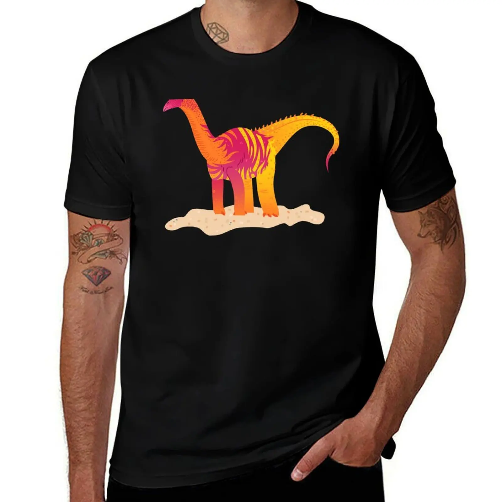 

Nigersaurus T-Shirt anime t shirts for man anime t shirts oversize t shirt men 100% cotton luxury brand T-Shirt