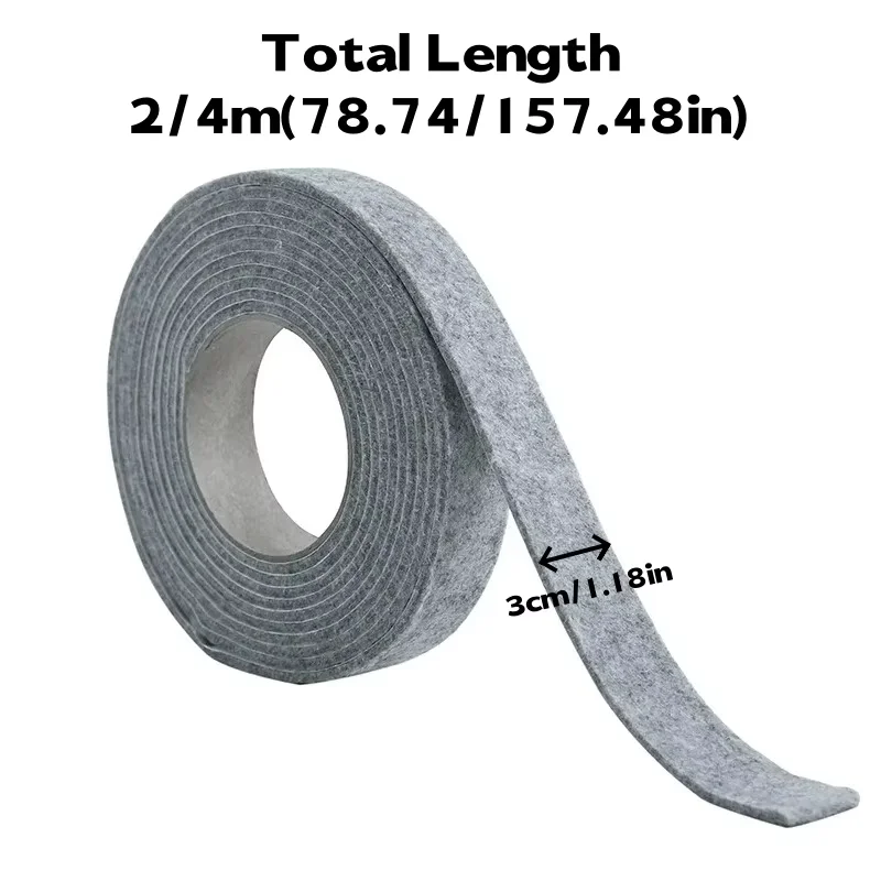 1PC Window Anti-Condensation  Absorbent Strips Self-Adhesive - Anti-Condensation Tape Felt - Moisture-Absorbing Seal Strips