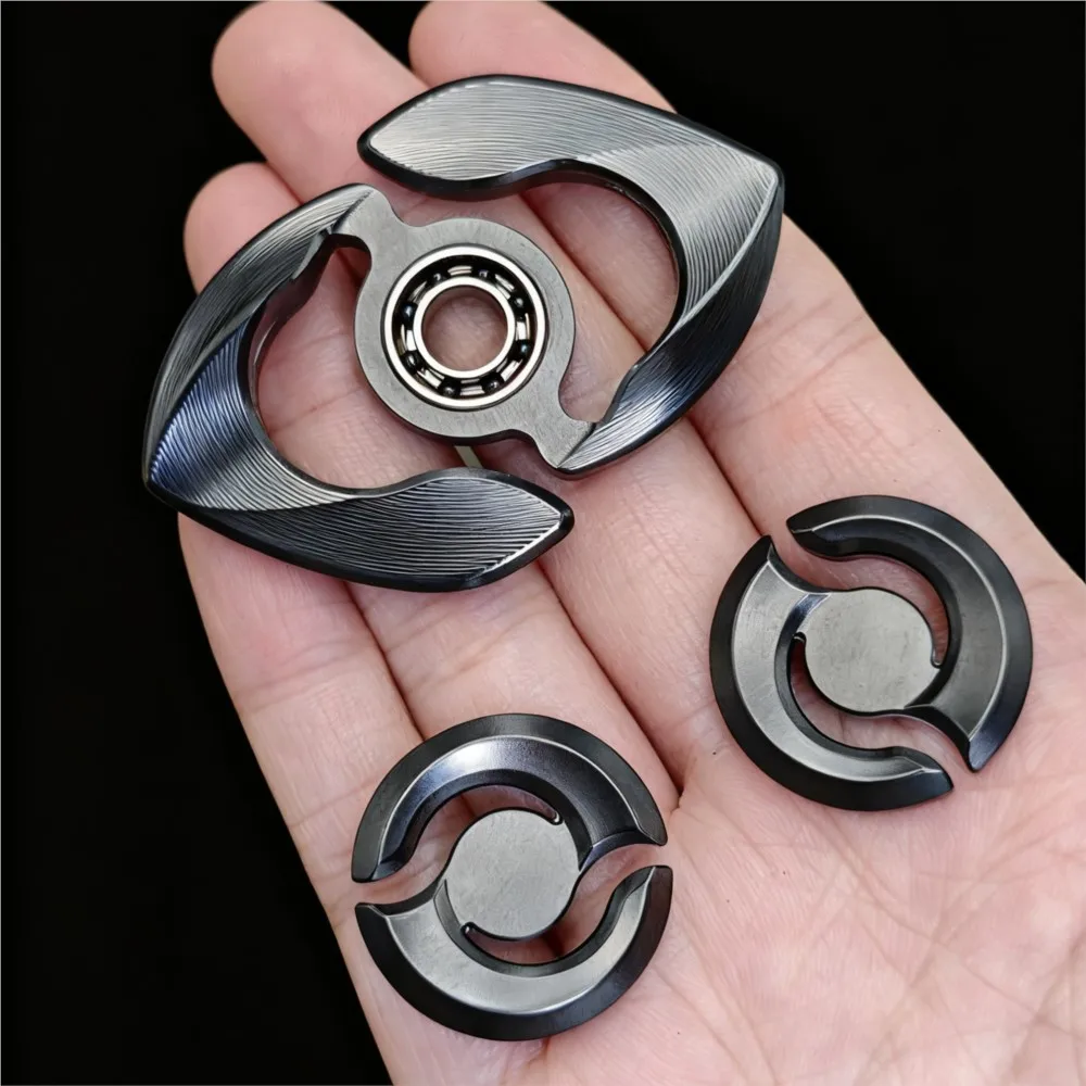 ニュービー EDC リトルドルフィン フィジェットスピナー ツーブレード フィジェットスピナー オリジナルデザイン 持ち心地 フィジェットスピナー