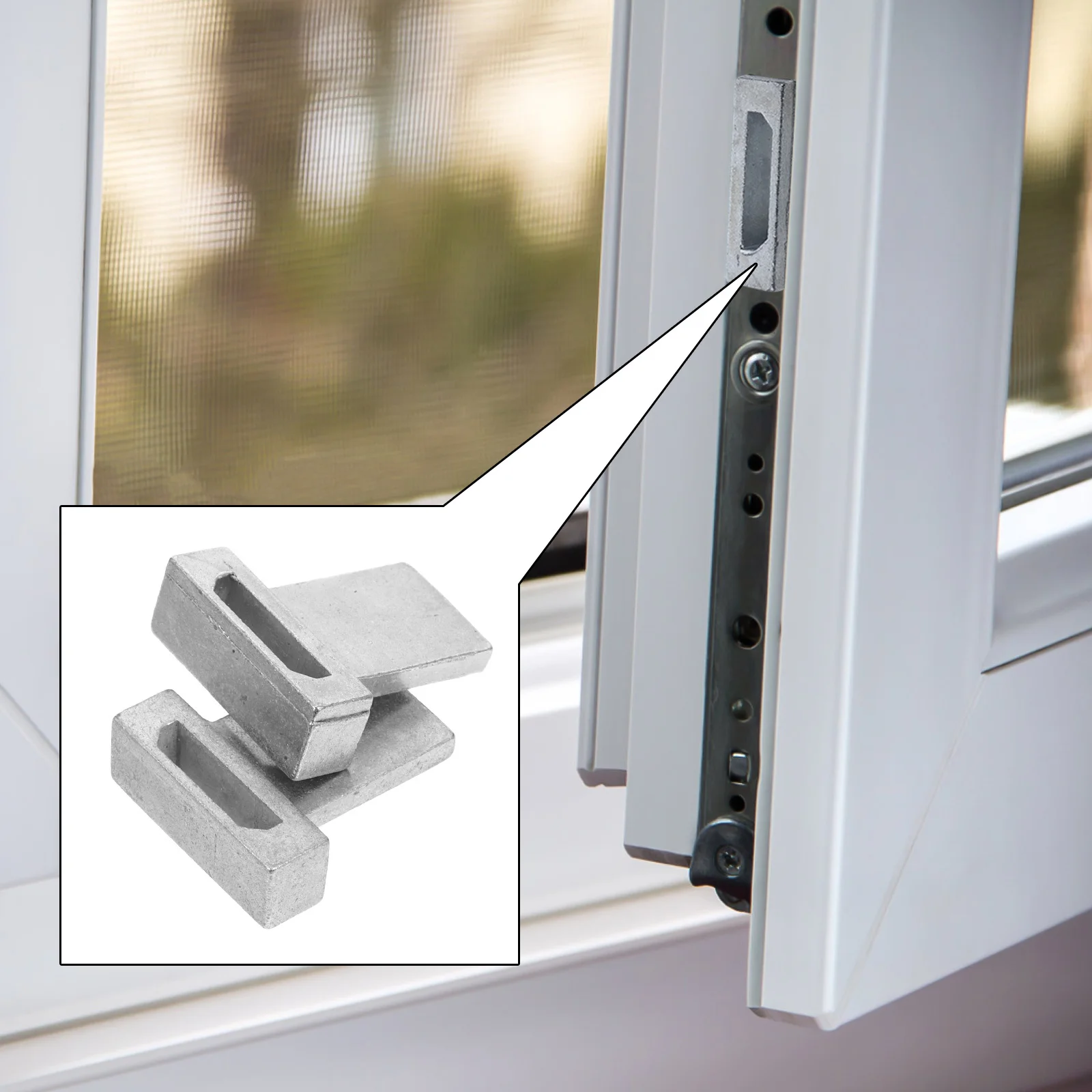 

2Pcs Window Latch Durable Alloy Replacement Parts Window Door Secure Fit Smooth Operation Hardware Replacement Windows