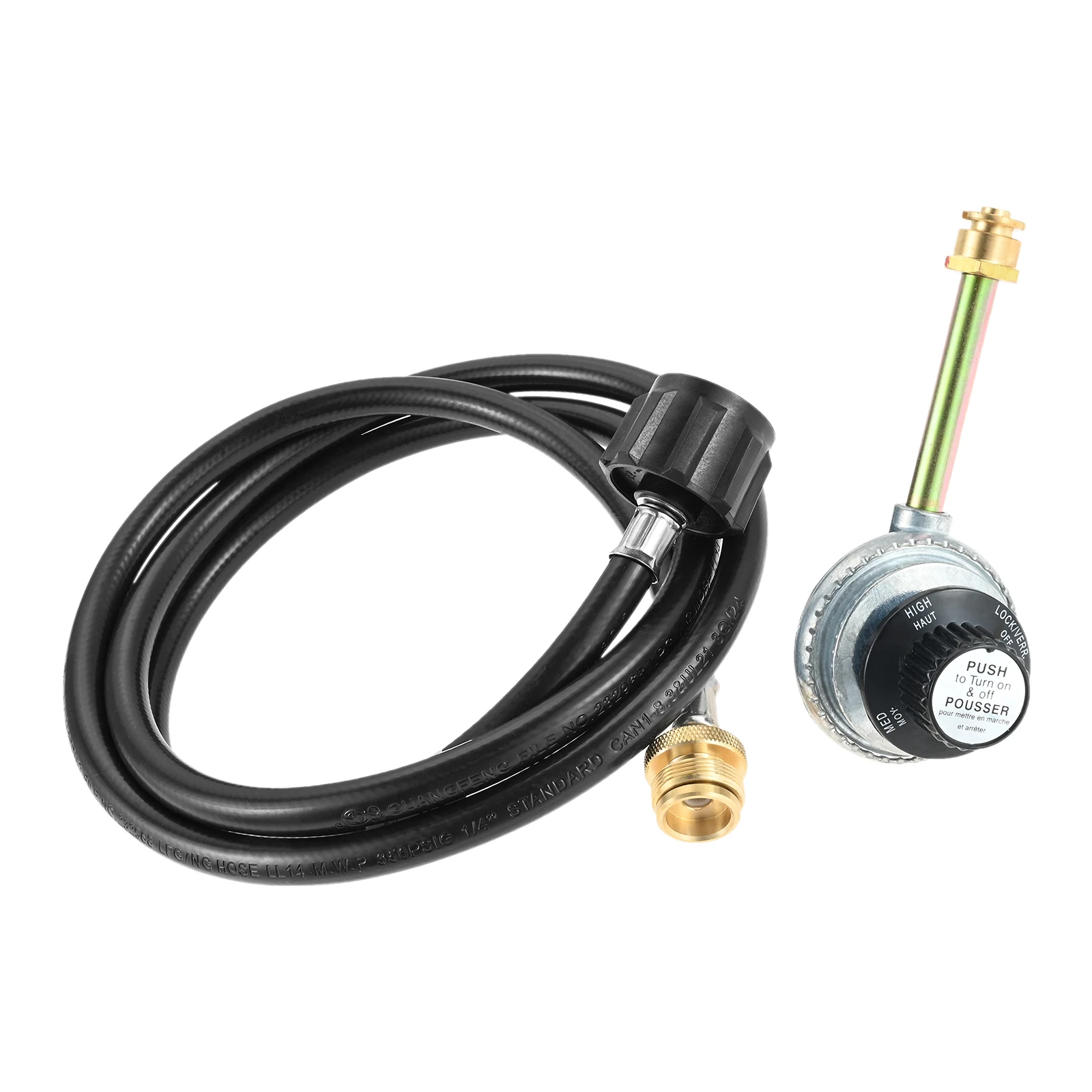 29102349 Regulator Control Valve 6FT Propane Hose Adapter for Convert Char-Broil Grill2Go X200 Liquid Propane Gas Grill 1lb-20lb
