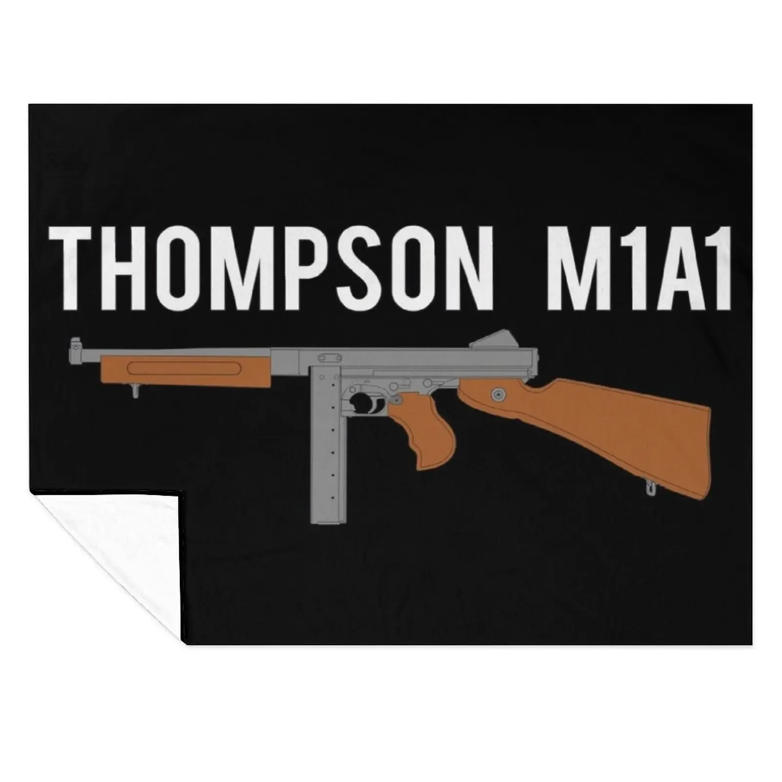 

Thompson M1A1 color version Throw Blanket For Baby Plush Luxury Designer Luxury Thicken Blankets