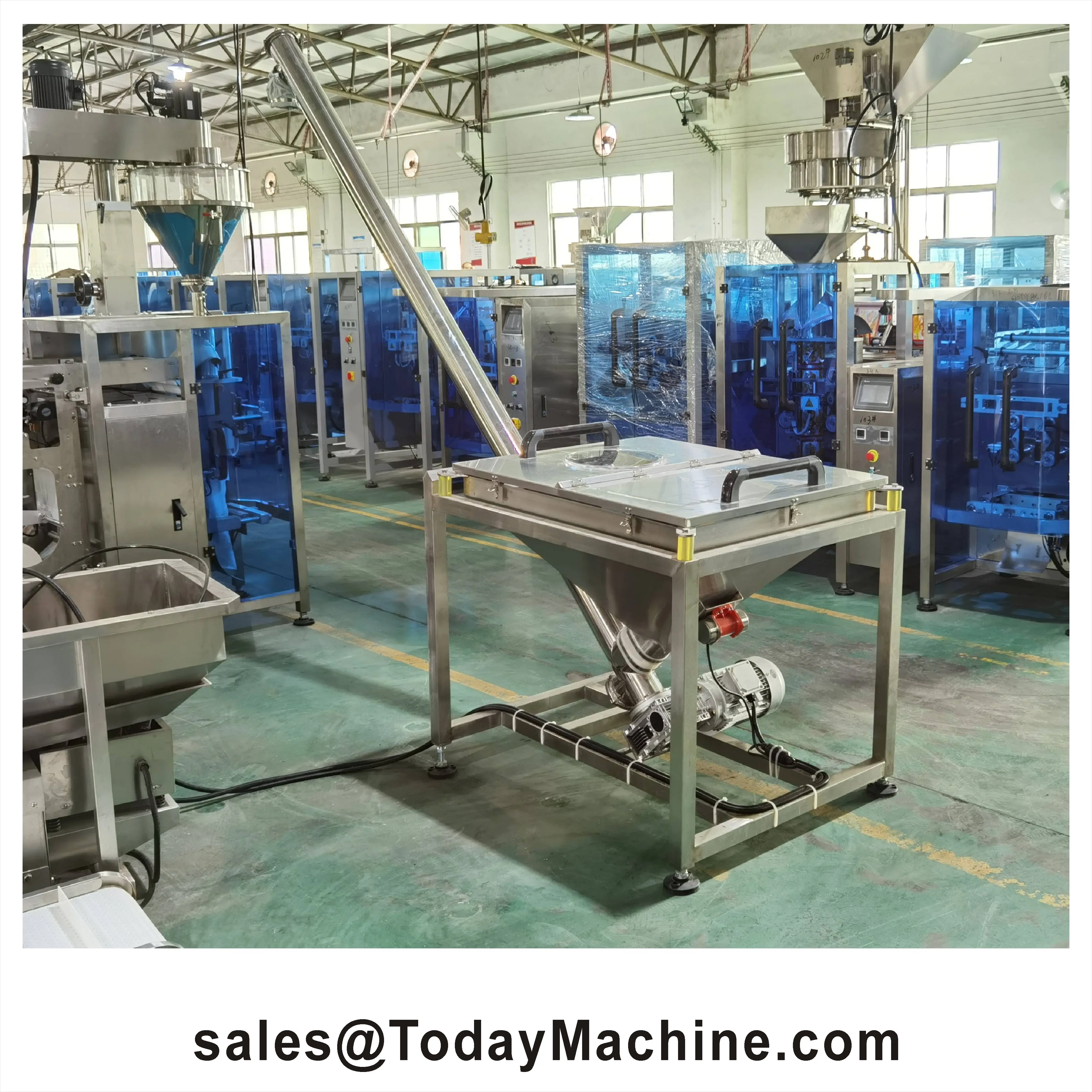 

Stainless Steel Flour Powder Particle Screw Conveyor Can Transport 500 Kg-1 Ton Per Hour at 220V/380V