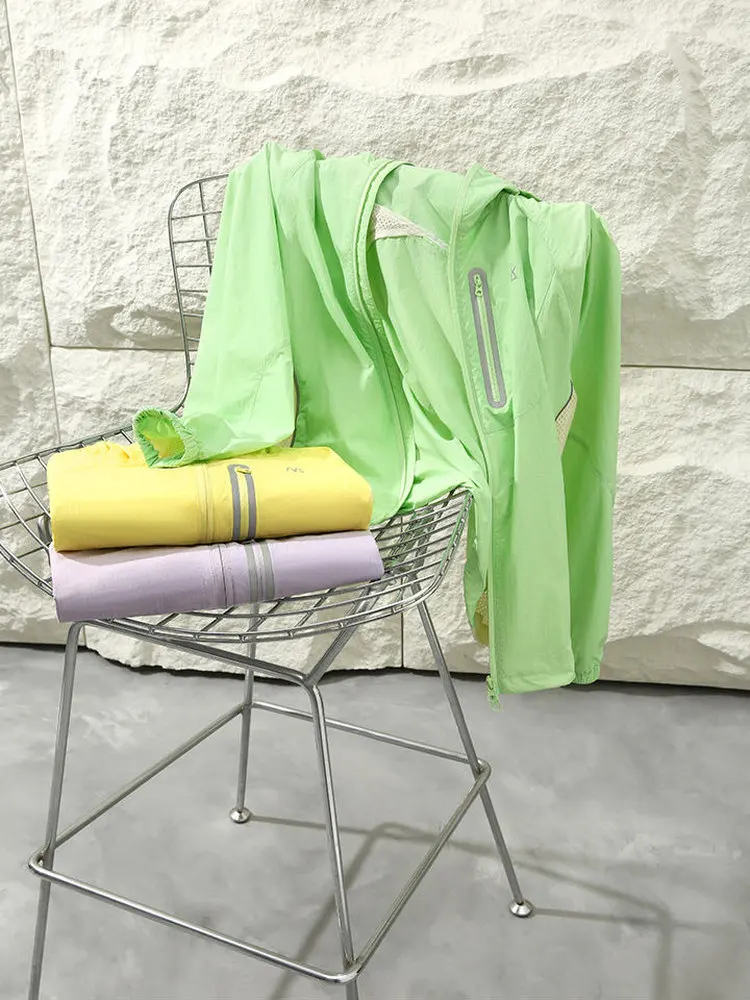 

3D Tailored Outdoor Skin Jaet Lightweight ex Summer Faionable Sun Protection Coat Couple Sle Stand Fit Long S...