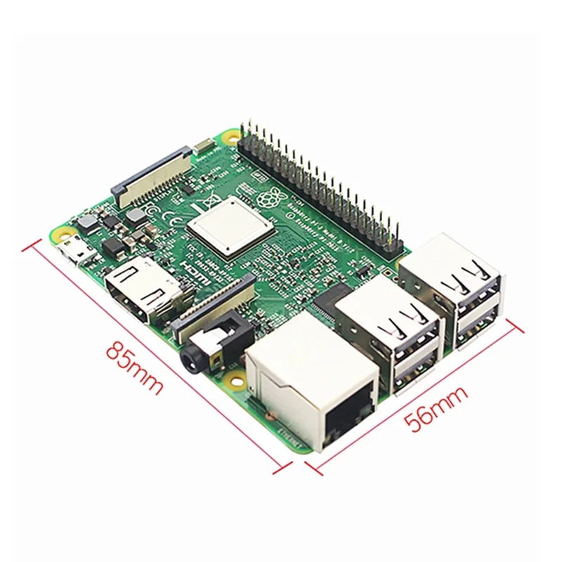 Imagem -03 - Raspberry pi Modelo b Mais Raspberry Pi3 b Plus pi 3b Wi-fi Bluetooth Suporte Power-over-ethernet Original