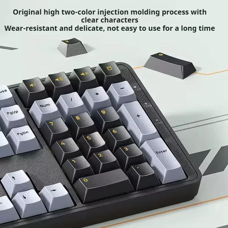 Mechanical Keyboard Wired Red Axis Office 108 Keys Comfortable Feel Fast Response 15 Kinds Of Lighting Effects Gaming Keyboard