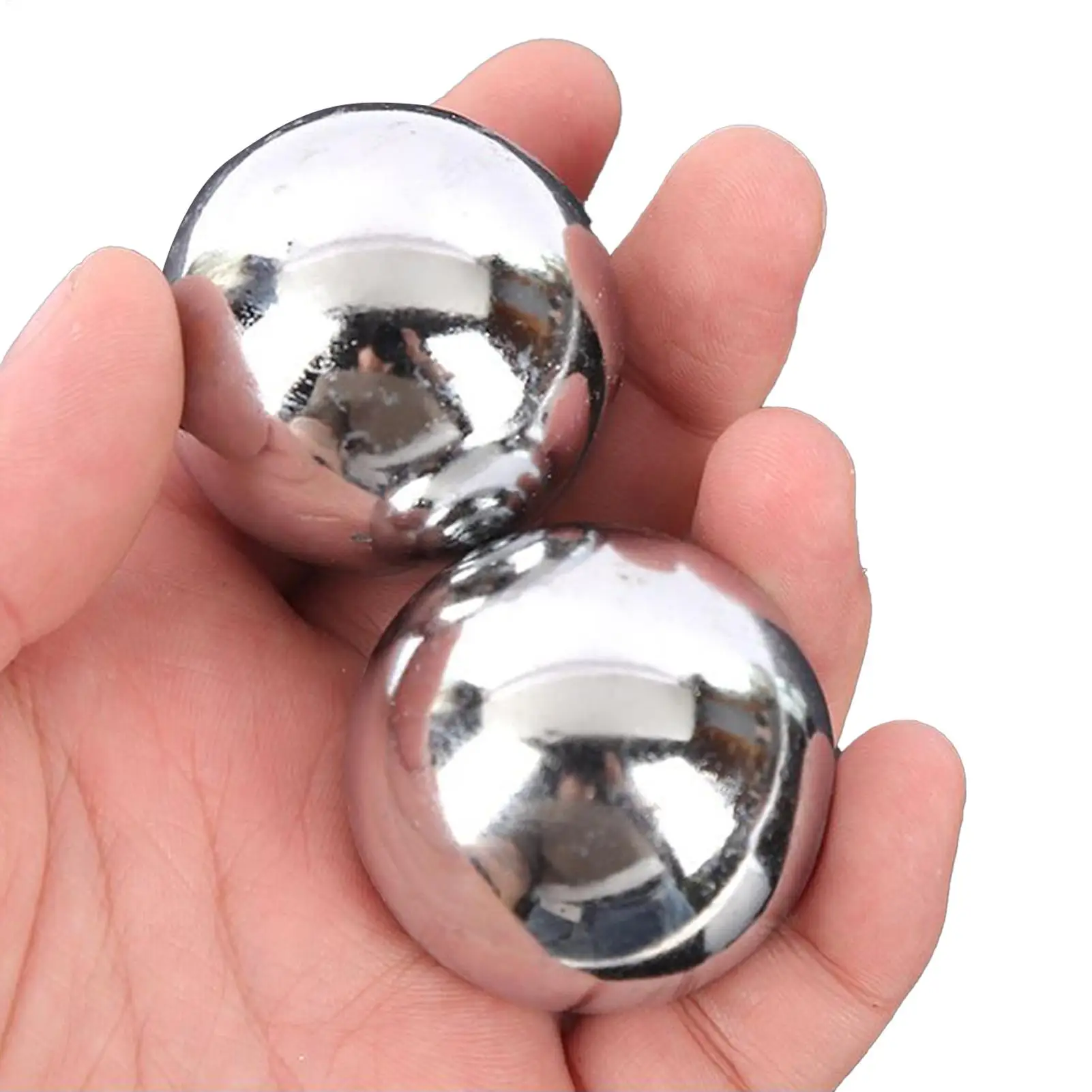 Meditation Balls 2-Piece Chinese Hand Fitness Balls for Adults Physical Training Equipment for Men Women Work Fitness Relaxing