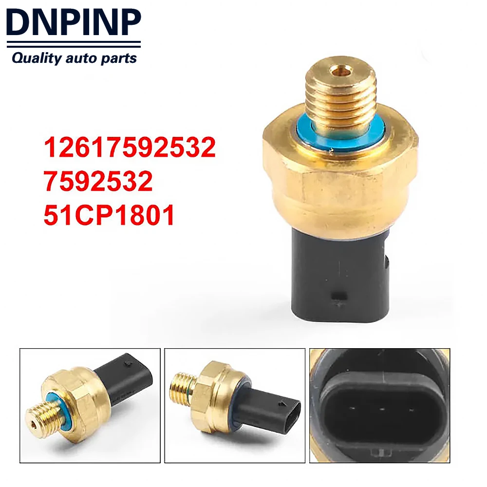 

12617592532 7592532 51CP18-01 51CP1801 9802152780 Датчик давления топлива для BMW 3' 5' MINI X5 Citroen C4 DS4 Датчик давления