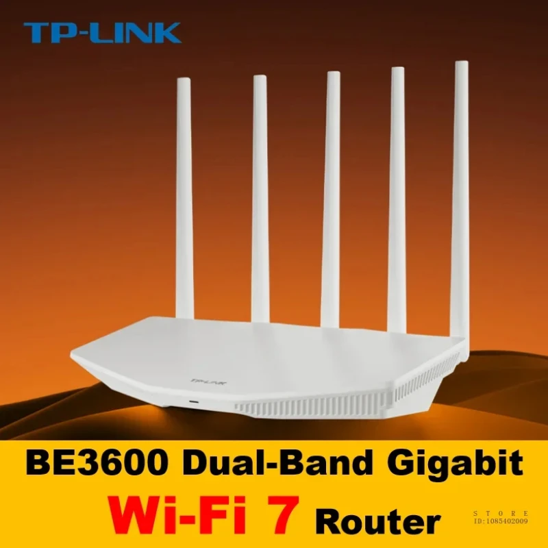 

TP-LINK TL-7DR3610 Wi-Fi 7 Wireless Router BE3600, Dual-band (2.4G+5G) Full 2.5G Port, High-Speed Home Network Router