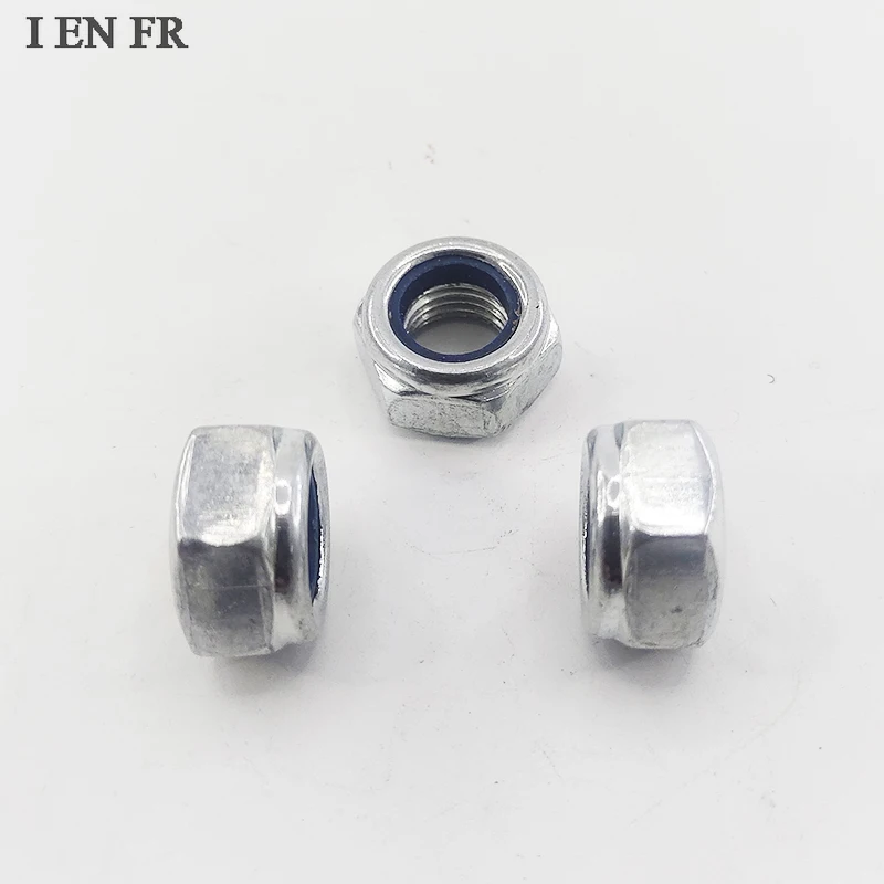 

Nylon Locknut Hex Hexagon Lock Nut DIN982 M4 M5 M6 M8 M10 M12 M14 M16 M18 M20 M22 M24 Thickened Nuts