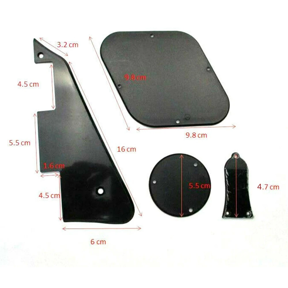 LP Guitar Pickguard Bracket Archtop Screw Cavity Switch Cover With Back Plate Set Les Paul Electric Guitar Bass Accessories