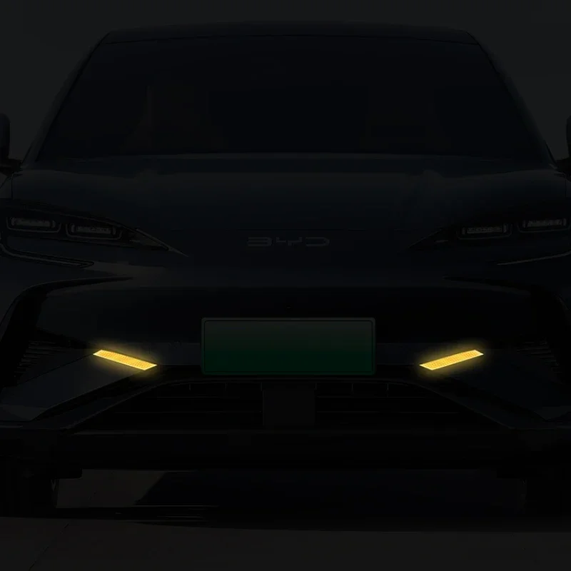 For BYD Sealion 7Car Front and Rear Bars Reflective Warning Sticker Appearance Night Reflective Reminder Sticker Car Accessories