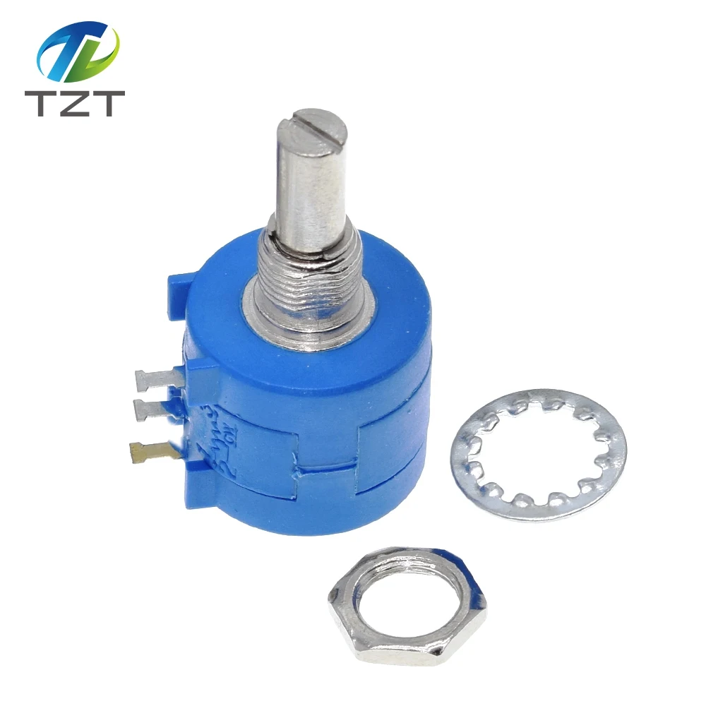 DIYTZT 3590S Multiturn Potentiometer 500 1K 2K 5K 10K 20K 50K 100K Adjustable Resistor 3590 102 202 502 103