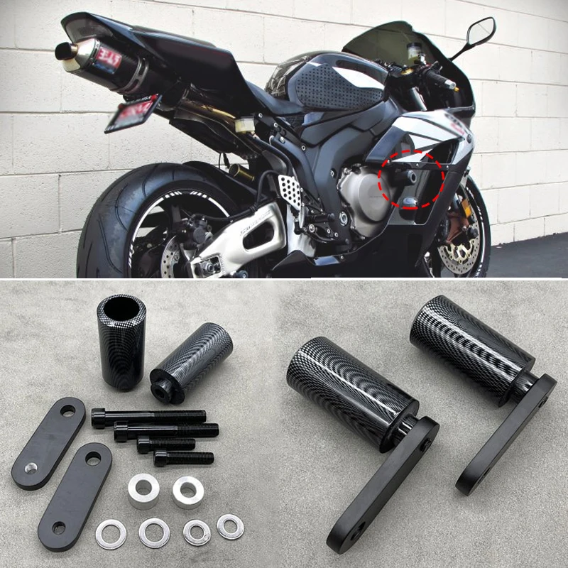 Подходит для Honda CBR 1000 RR CBR1000 RR 2004-2005 K1, ползунки рамы, защита от падения, защита двигателя, защитный блок для мотоцикла Подходит для Honda CBR 1000 RR CBR1000 RR 2004-2005 K1, ползунки рамы, защита от падения, защита двигателя, защитный блок для мотоцикла