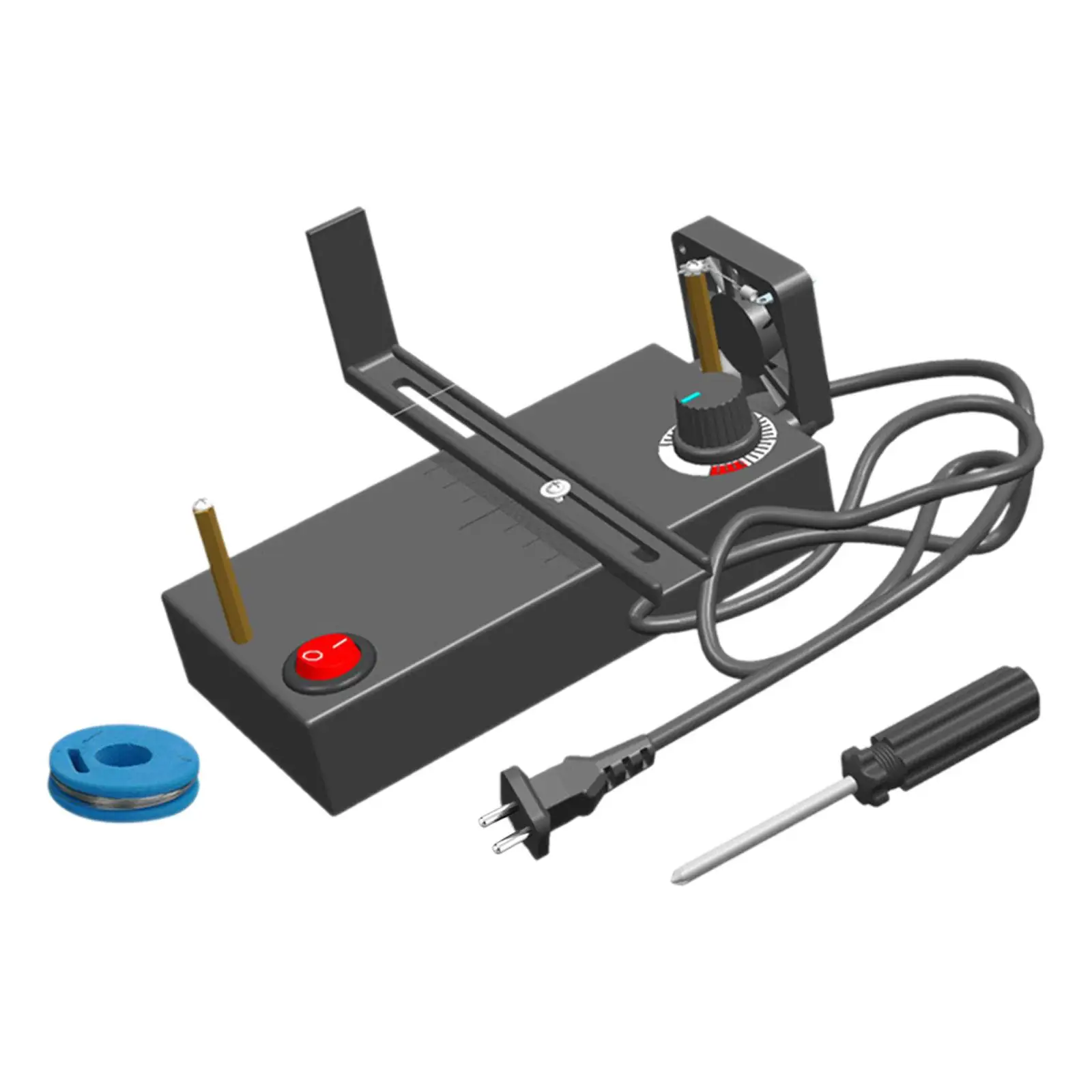 Hot Ribbon Cutter Machine Professional Thermal Cutting Tool with Screwdriver Electric Rope Cutter for Webbing Braided Belt Home