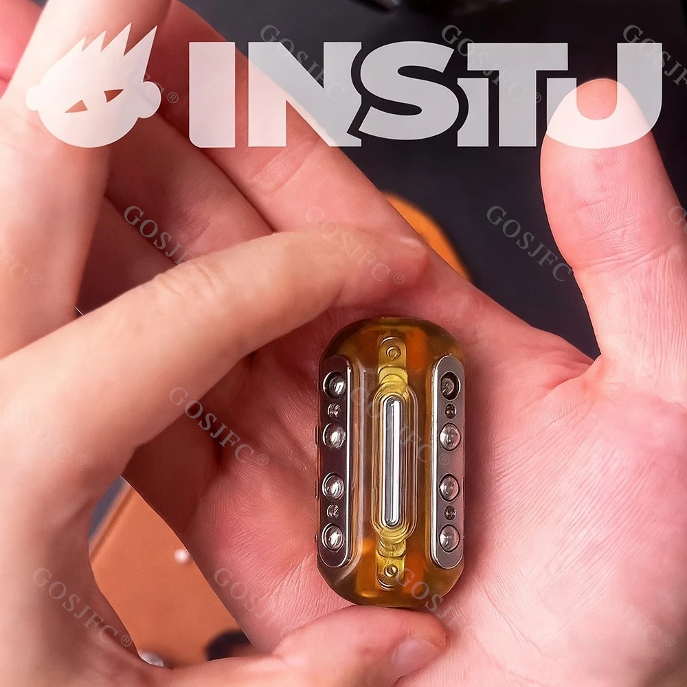 INSITU EDC OUMUAMUA Fidget Slider DIY Push Slider Stress Relief Toy Fidget Toys For Adults Original Designs Composite Toys