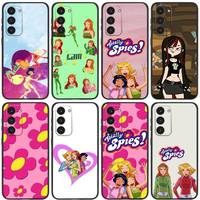 Totally Spies Phone Case For Samsung Galaxy A20,21s,22,31,32,52,53,72,73,80,91 Soft Liquid Silicone Black Cover