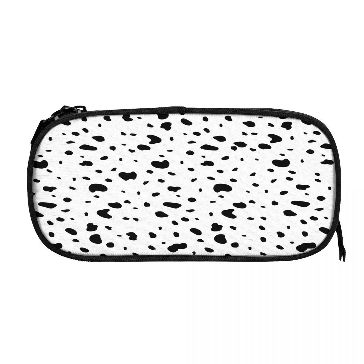 Astucci per matite con stampa di cani dalmata bianco e nero per regali per studenti Astuccio per penne Astuccio per matite di grande capacità