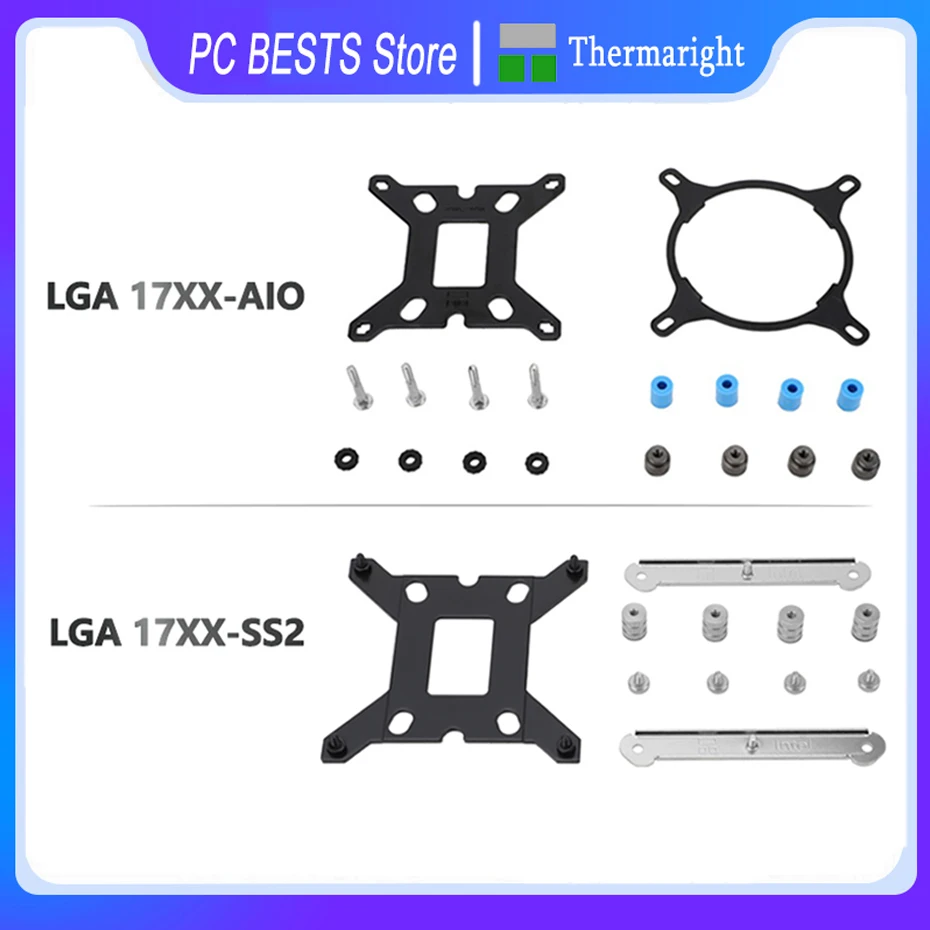 

Thermalright LGA17XX-SS2 AIO Intel 1700 Air-cooled Platform Enhanced Buckle Bag SS2 Buckle Radiator Component Mounting Backplate