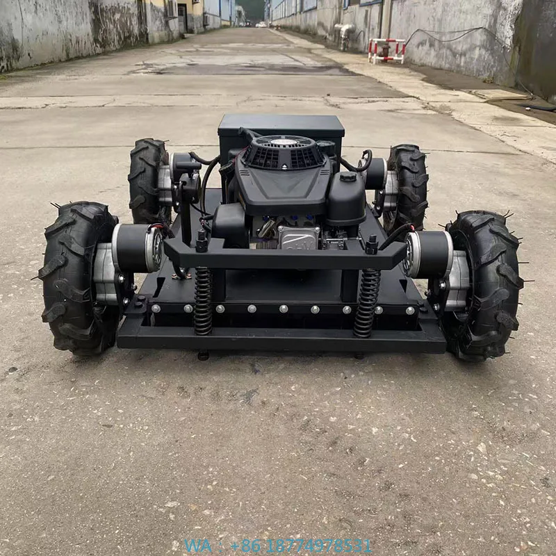 Mower for High Quality Heavy Duty Remote Controlled Powered LawnAgriculture and Forestry Weeding Crawler Mower