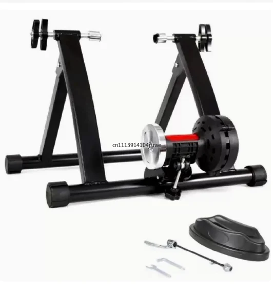 Indoor Bicycle Trainer Stand With Fluid Resistance Roller, Smart Power‑Sensing Exercise Trainer for Road & Mountain Bike