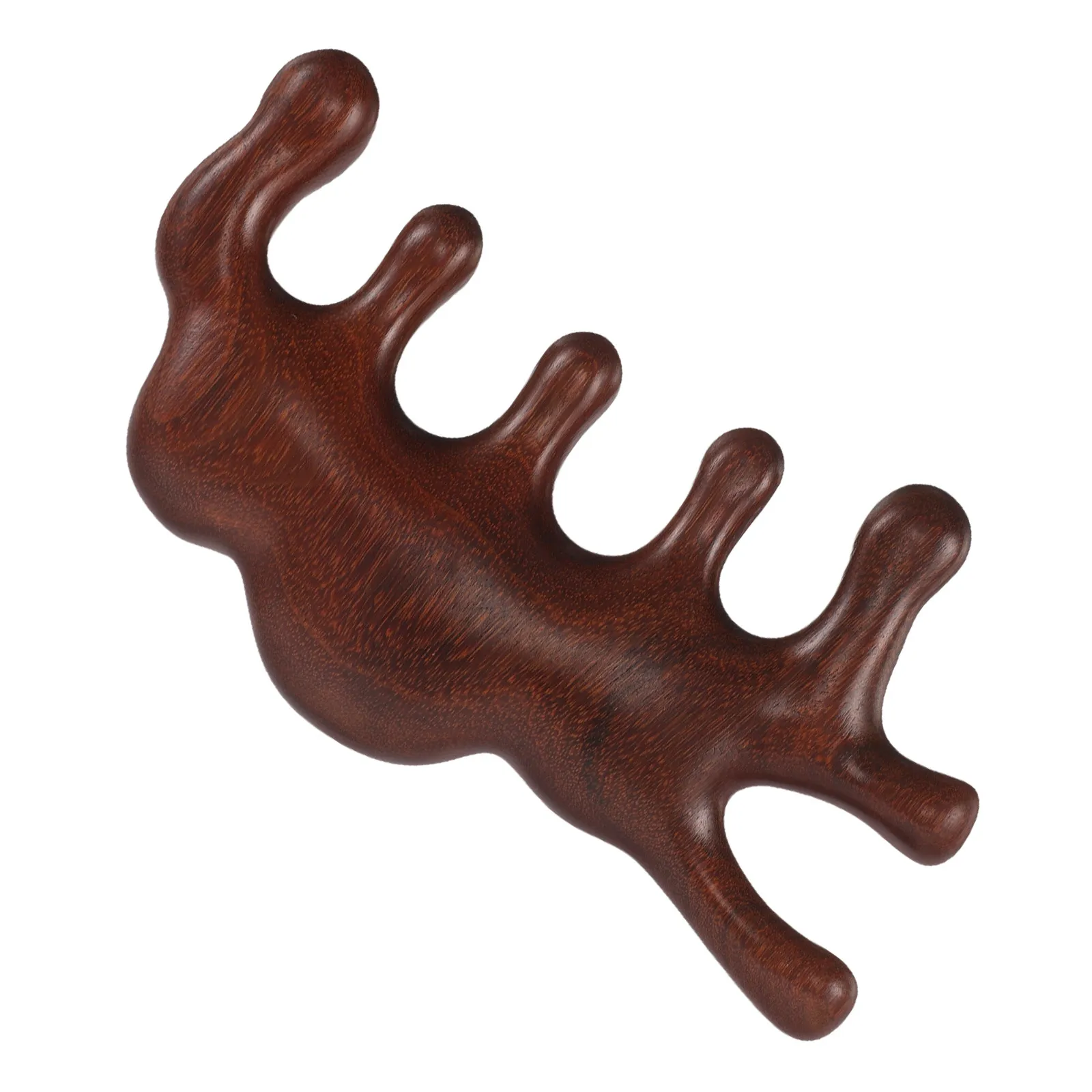 Sandalwood Wide Tooth Massage Comb Wooden Scalp Hair Comb Smooth Rounded Teeth Head Neck Arm Massage Tool