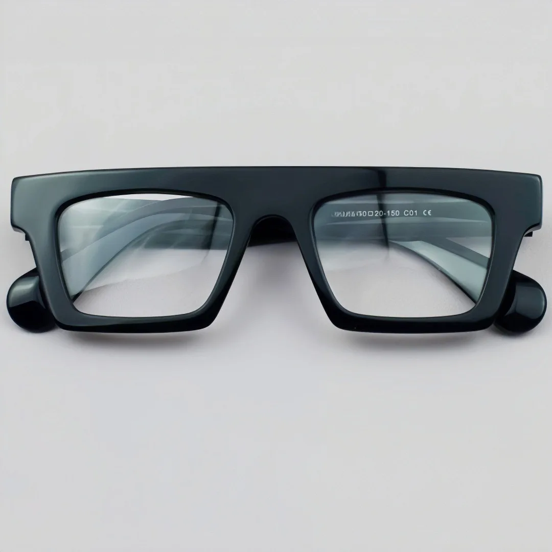 

Vintage Acetate Reading Glasses Men Vintage Myopia Prescription Glasses Luxury Brand Eyewear