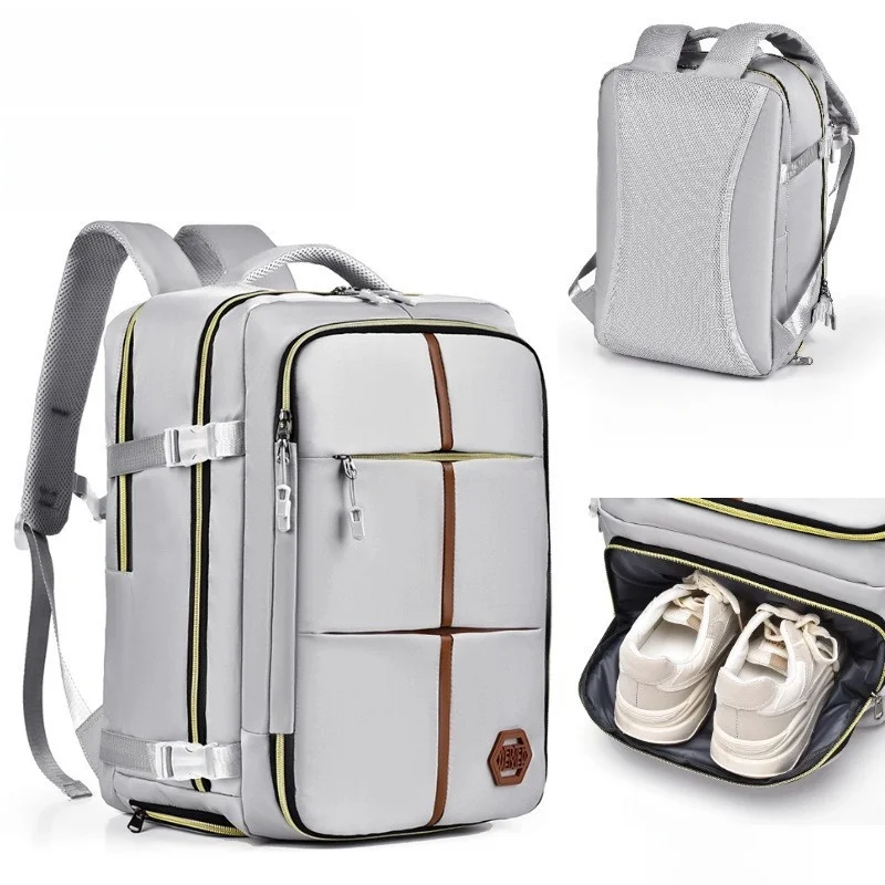 fashionable-outdoor-travel-backpack-unisex-simple-design-student-bookbag-women's-double-shoulder-bag-advanced-sensation
