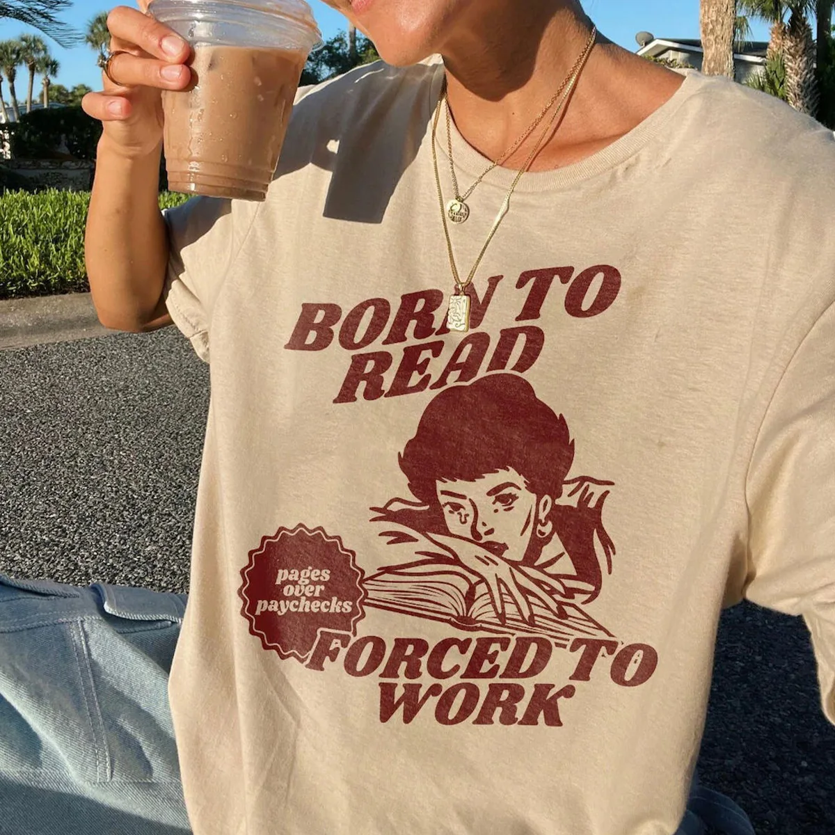 

Женские футболки с рисунком Born To Read Bookish, свободные хлопковые повседневные топы с короткими рукавами, новинка лета 2025, футболки с надписью «Smut» для любителей книг