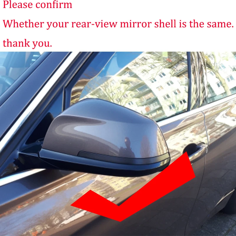 for BMW 1 2 3 4 X1 M2 I3 I3S F20 F21 f30 F23 F33 F22 F23 series High quality ABS AN style rearview mirror car mirror accessories