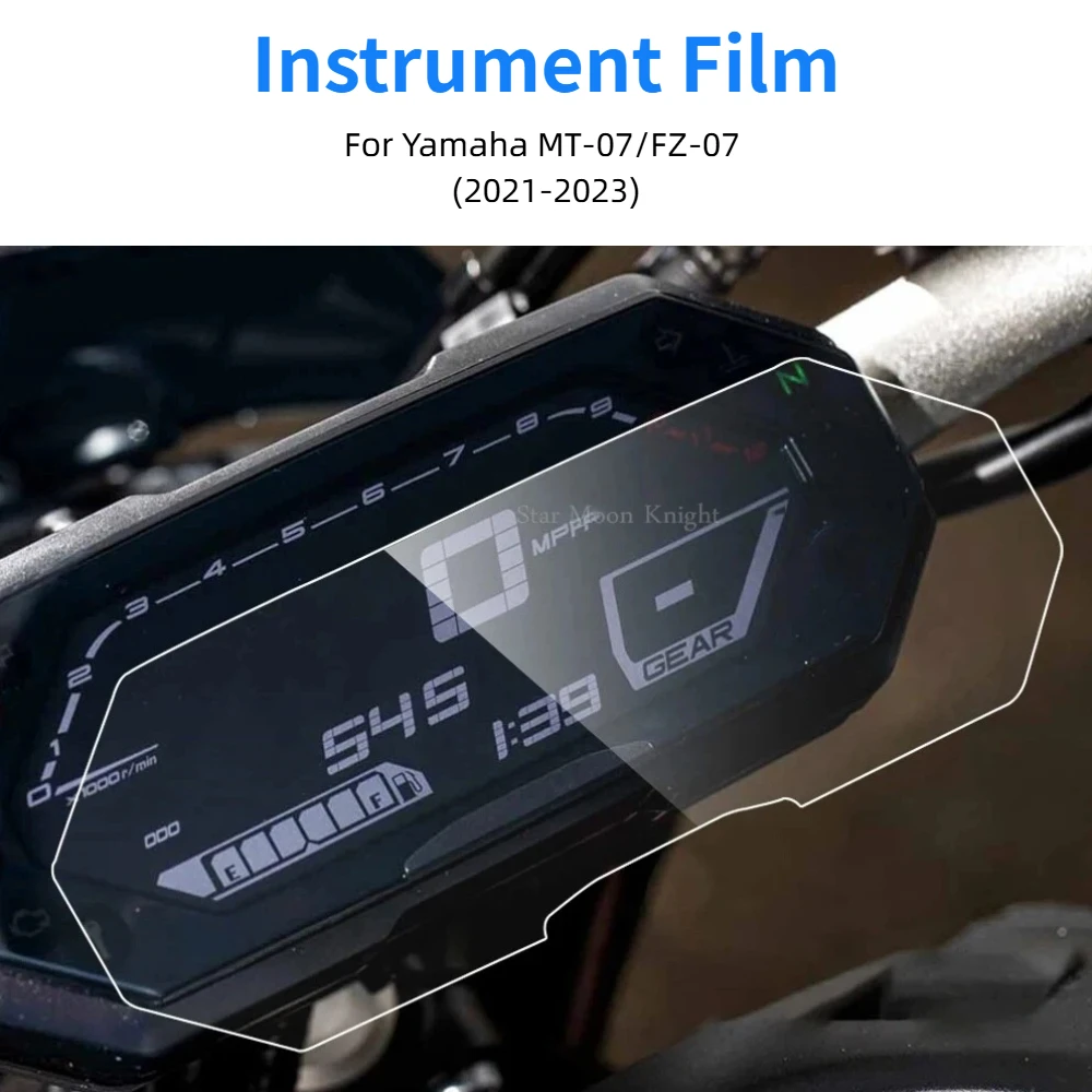 Motorcycle Cluster Scratch Protection Screen Protector Instrument Film For Yamaha MT-07 MT07 MT 07 FZ-07 FZ 07 FZ07 2021-2023