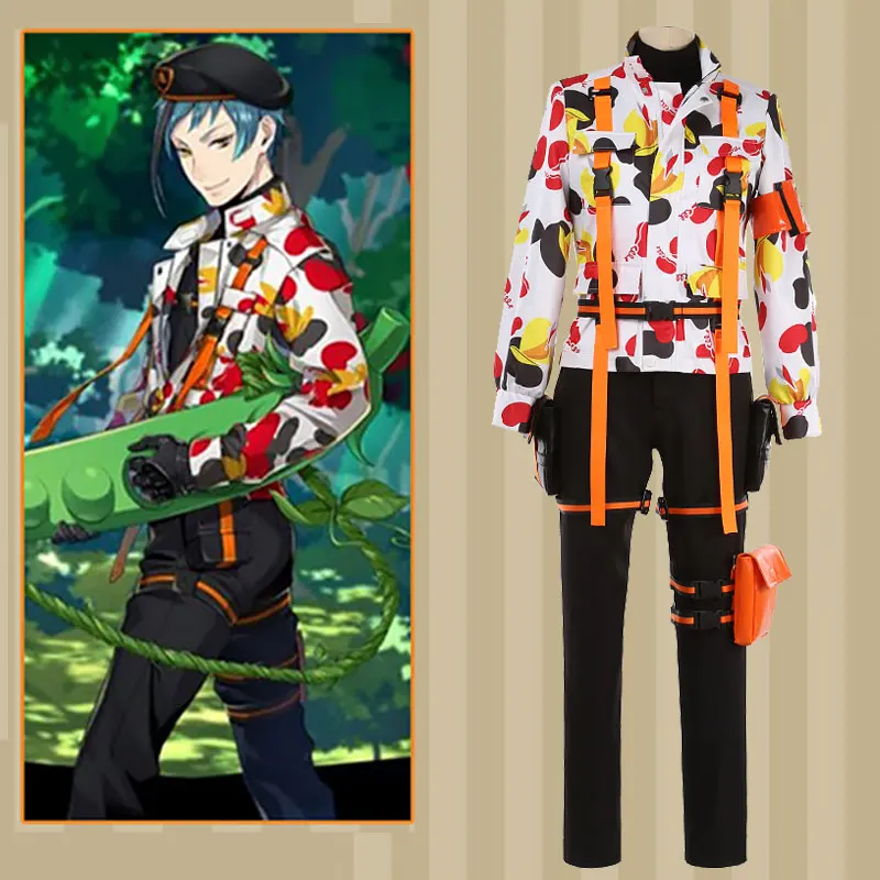 

Twisted Wonderland cos Jade Cosplay OCTAVINELLE BEANS CAMO Customized Uniforms Costume F