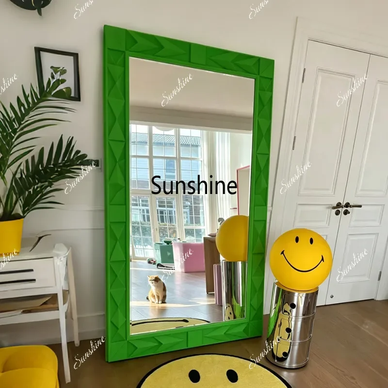 Dopamine full body full-length mirror bedroom clothing store floor-to-ceiling mirrorTJ