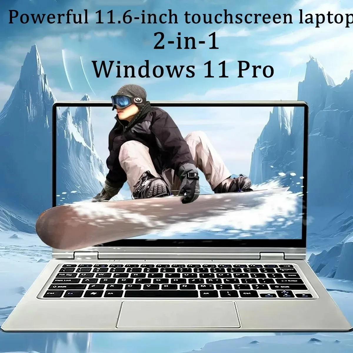 2025 Computer portatile tablet portatile 2 in 1 Intel N4020 Touch screen da 11,6 pollici Notebook 8 GB 128 GB-1 TB SSD Windows 11 Pro PC