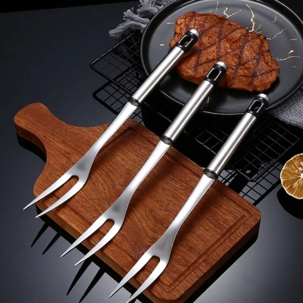 High Quality Stainless Steel U Shape Barbecue Skewer Grill Tool Outdoor Cooking Utensil For Roast Chicken Meat Fish Steak