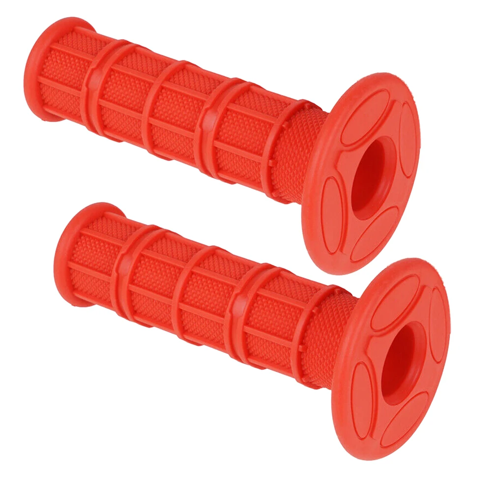 

1 Pair Motorcycle Electric Dirtbike Handlebar Grips Fit for Sur-Ron LBX X-Series Red Rubber