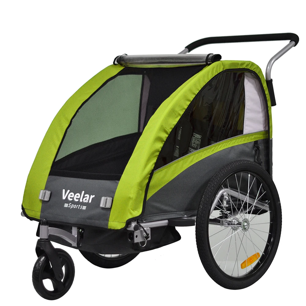 

One Seat Reclining Multi-Sport Child Bike Trailer + Stroller (Jogger Wheel Sold Separately)