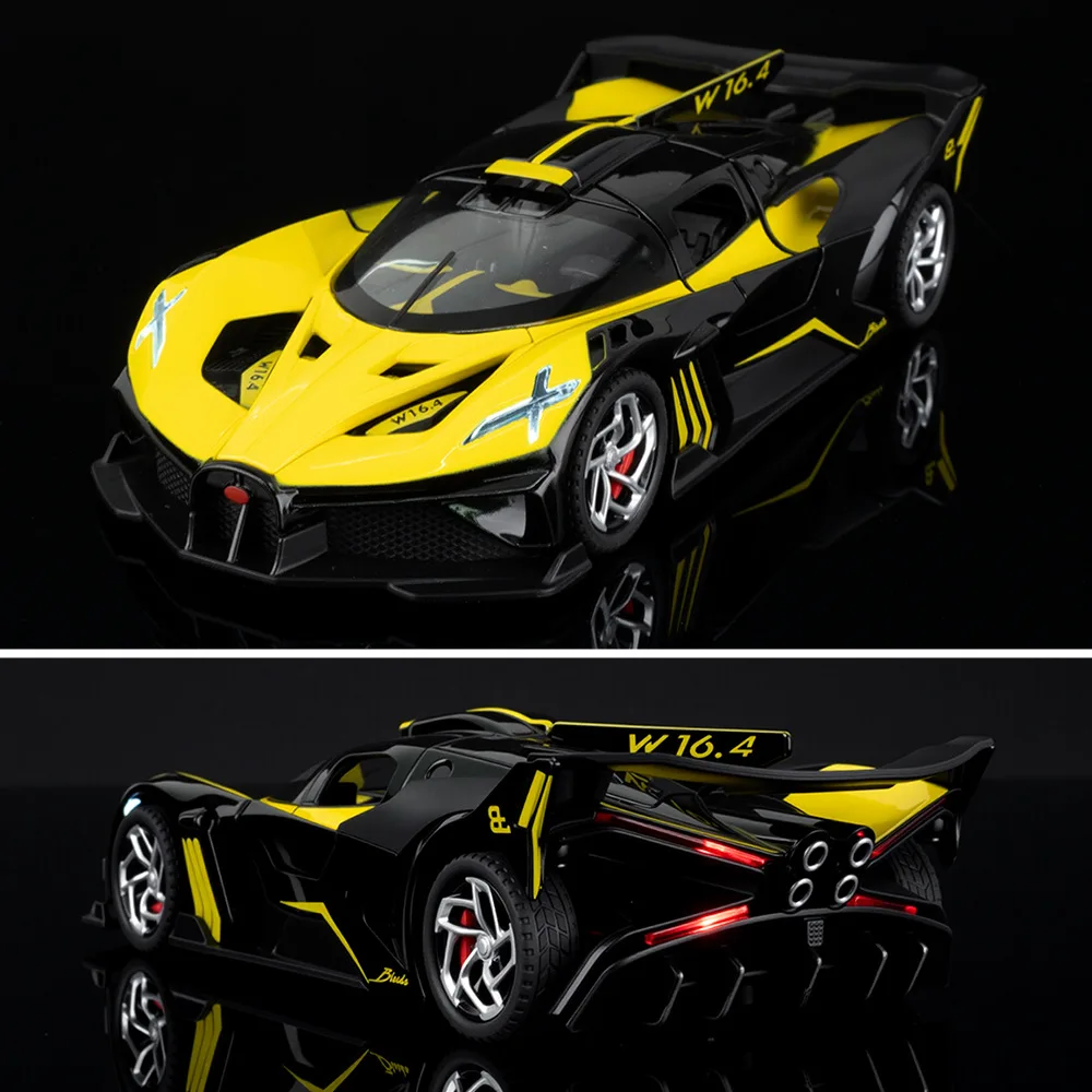 1:32 Bolide Lega Sport Modello di auto Giocattoli Simulazione Diecasts Veicolo in metallo con luce sonora Tirare indietro Decorazione Regali per ragazzi