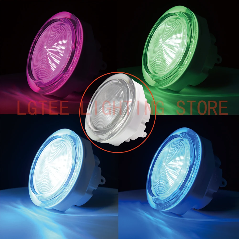 

SPA Light Pool Light RGB Water Jet Light for Massage Tub Waterproof DC 12V 7W Submersible IP68