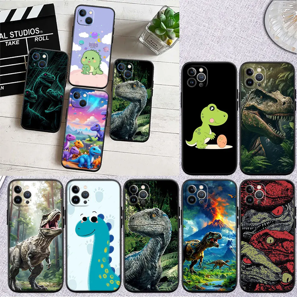OH22 Dinosaur Soft Phone Case for Samsung Galaxy M06 M15 M16 M35 M55 M56 A36 A42 A50 A50S A51 A52 A32 A33 A05 A05S A06 A16 A20