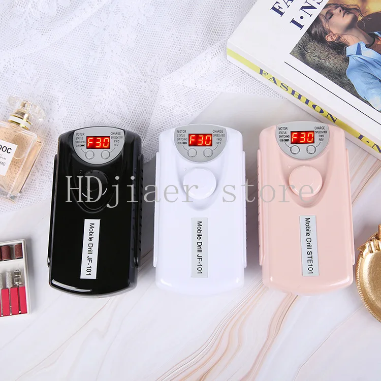 

SET101 Rechargeable Electric Nail File - Portable Nail Grinder with 25000 RPM for Professional Nail Polishing & Shaping