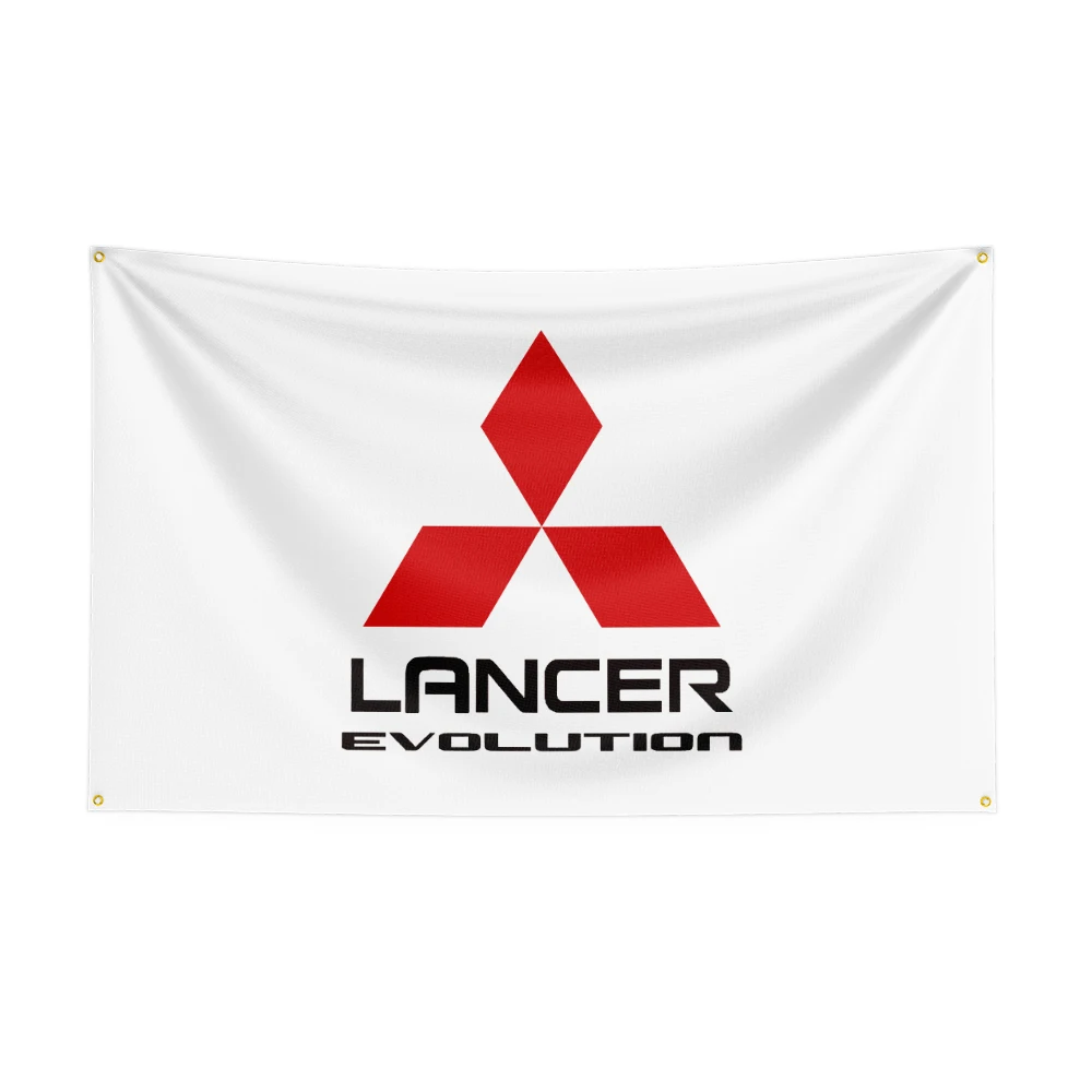 

3x5 Fts Mitsubishi Lancers Racing car Flag for Decor