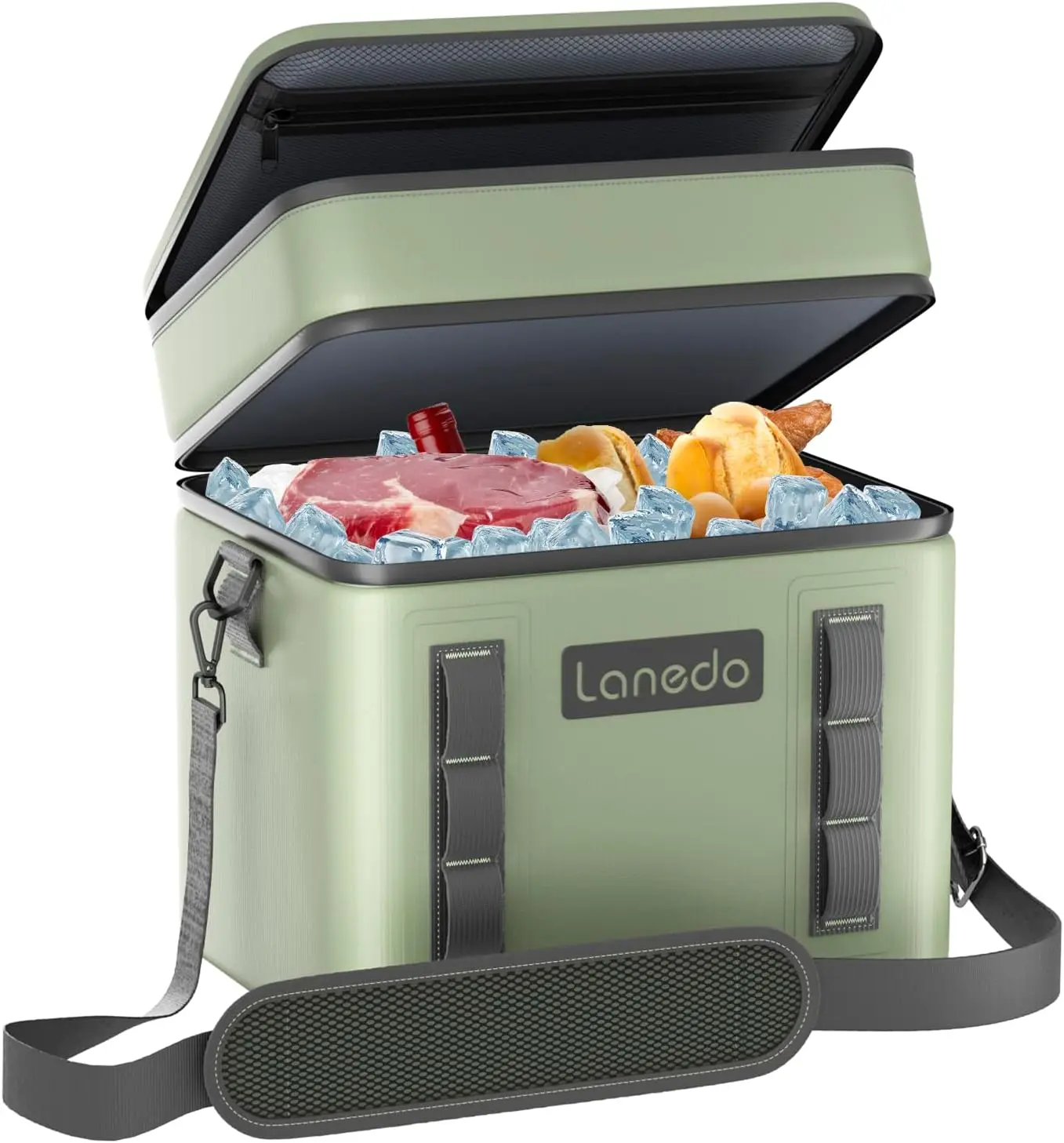 

Lisa Lunch Soft Cooler 20/36 Can, Insulated Bag Portable Ice Chest Box for Lunch, Beach, Drink, Beverage, Travel, Camping